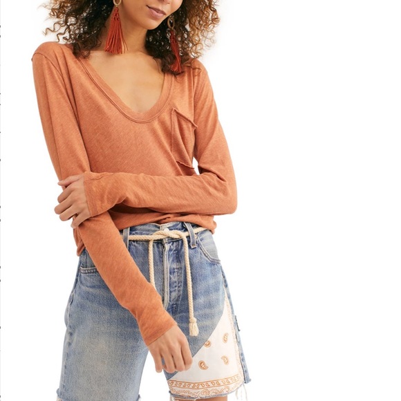 Free People Betty Long Sleeve Top - Picture 3 of 6